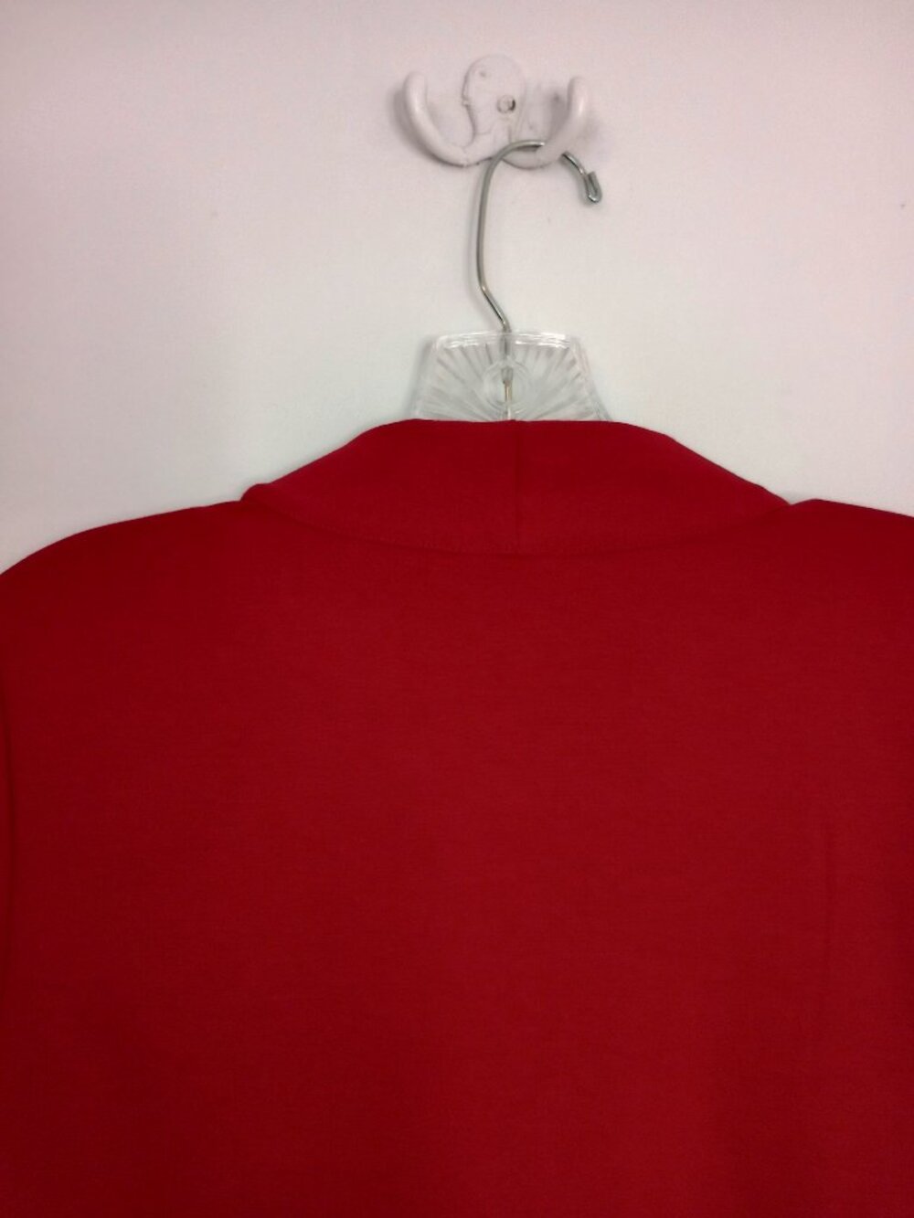 J. Jill Wearever Cherrywine V-neck Long Sleeve Fit-and-Flare Midi Dress - Picture 8 of 12